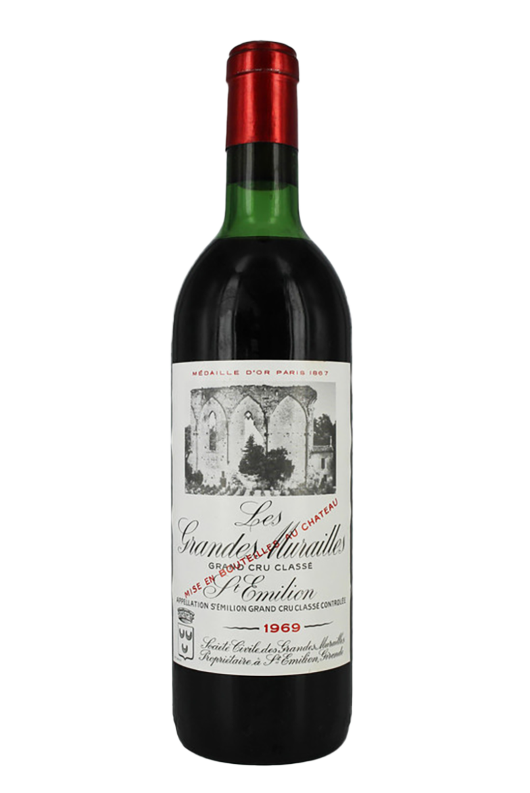 SAINT-EMILION Château Les Grandes Murailles 1969