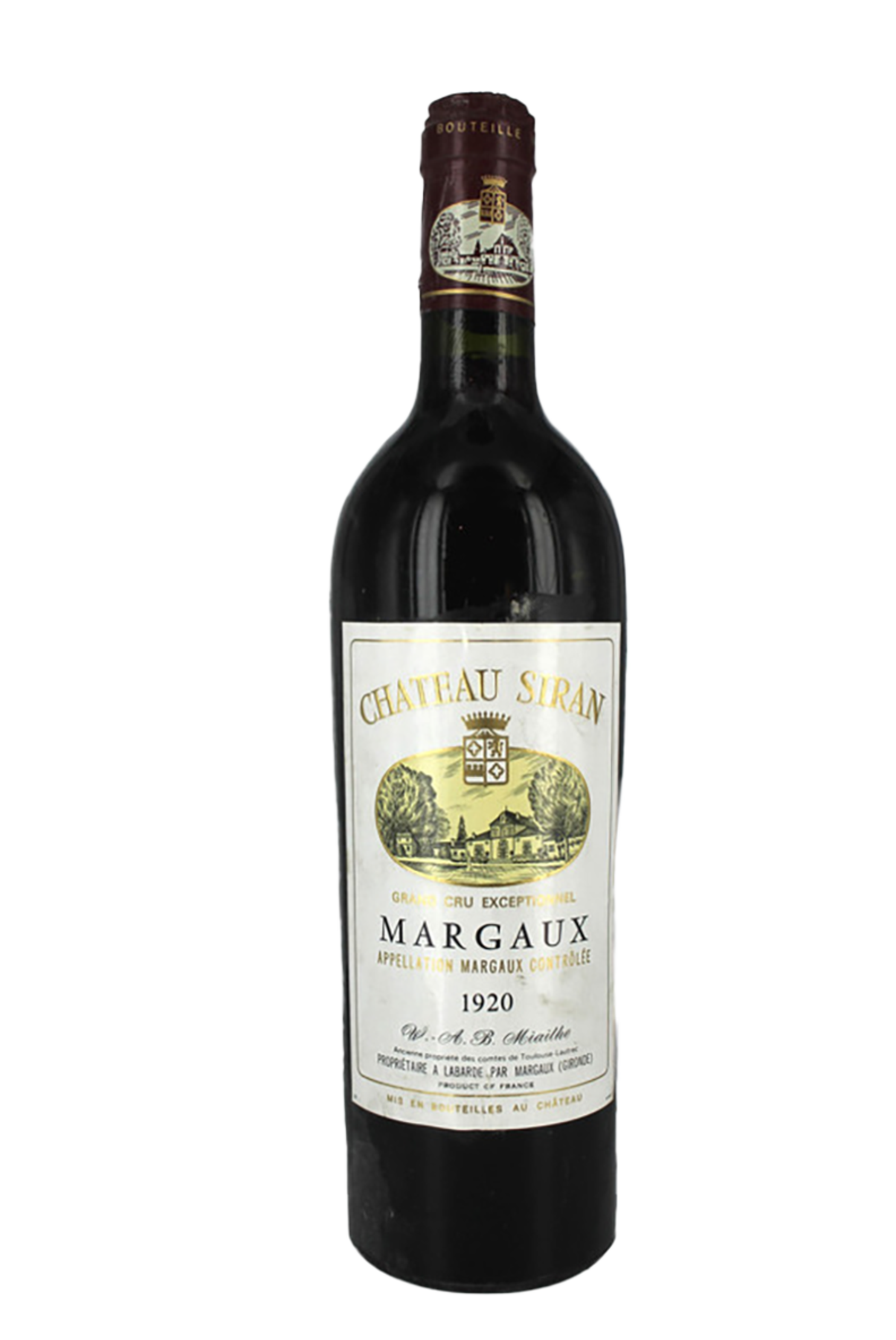 MARGAUX Château Siran 1920