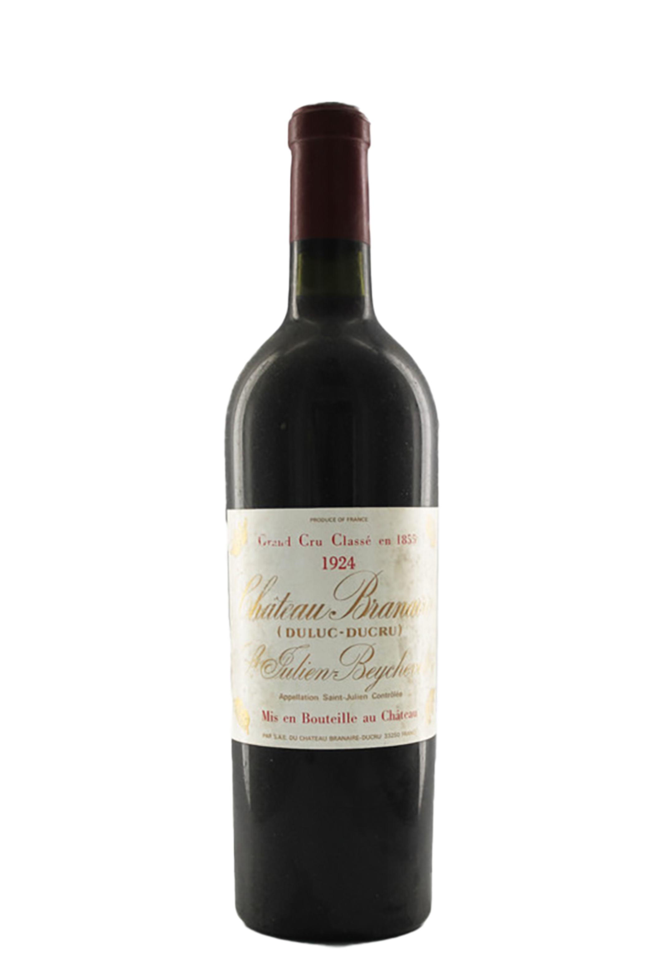 SAINT-JULIEN Château Branaire Ducru 1924