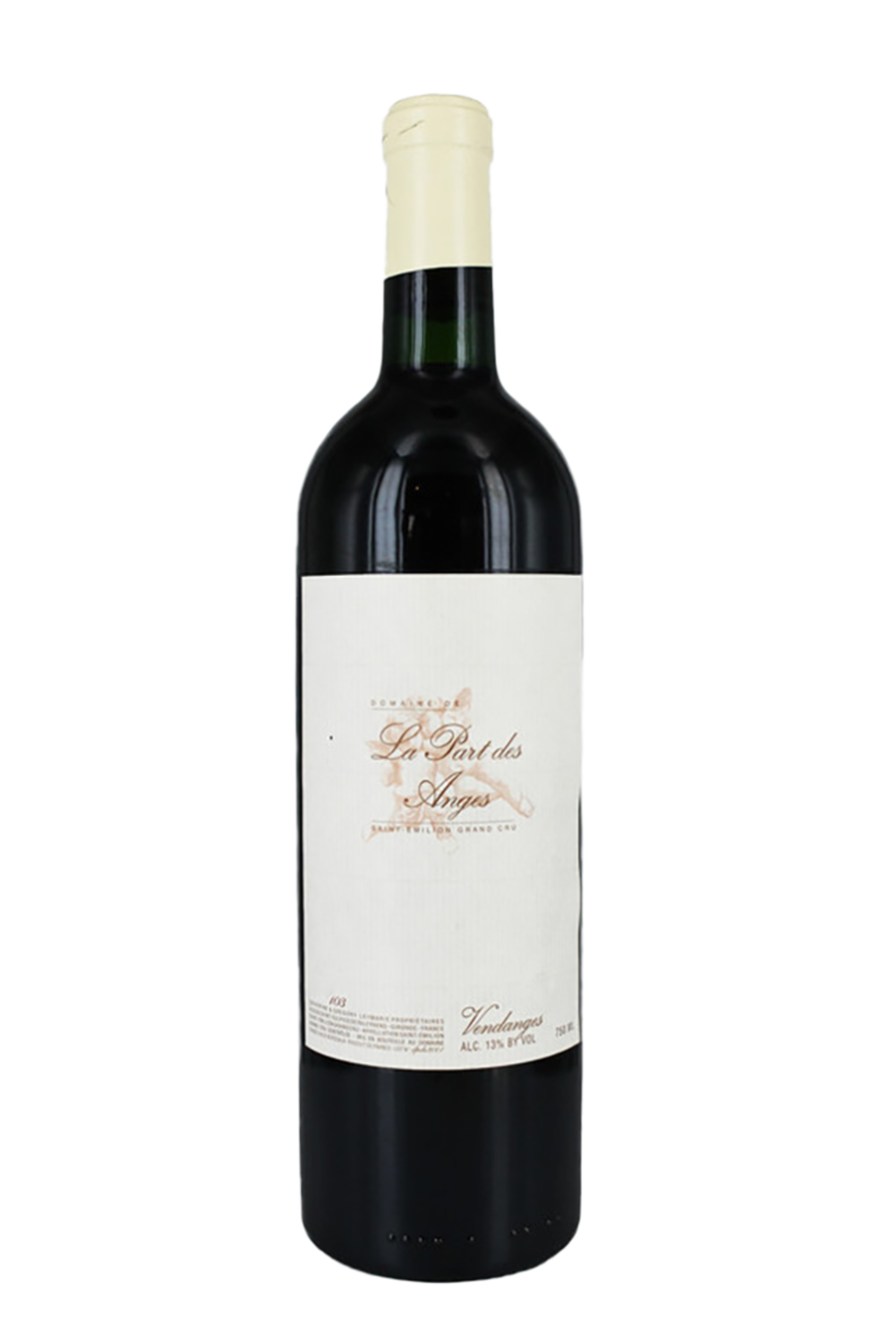 SAINT-EMILION La Part des Anges 2000