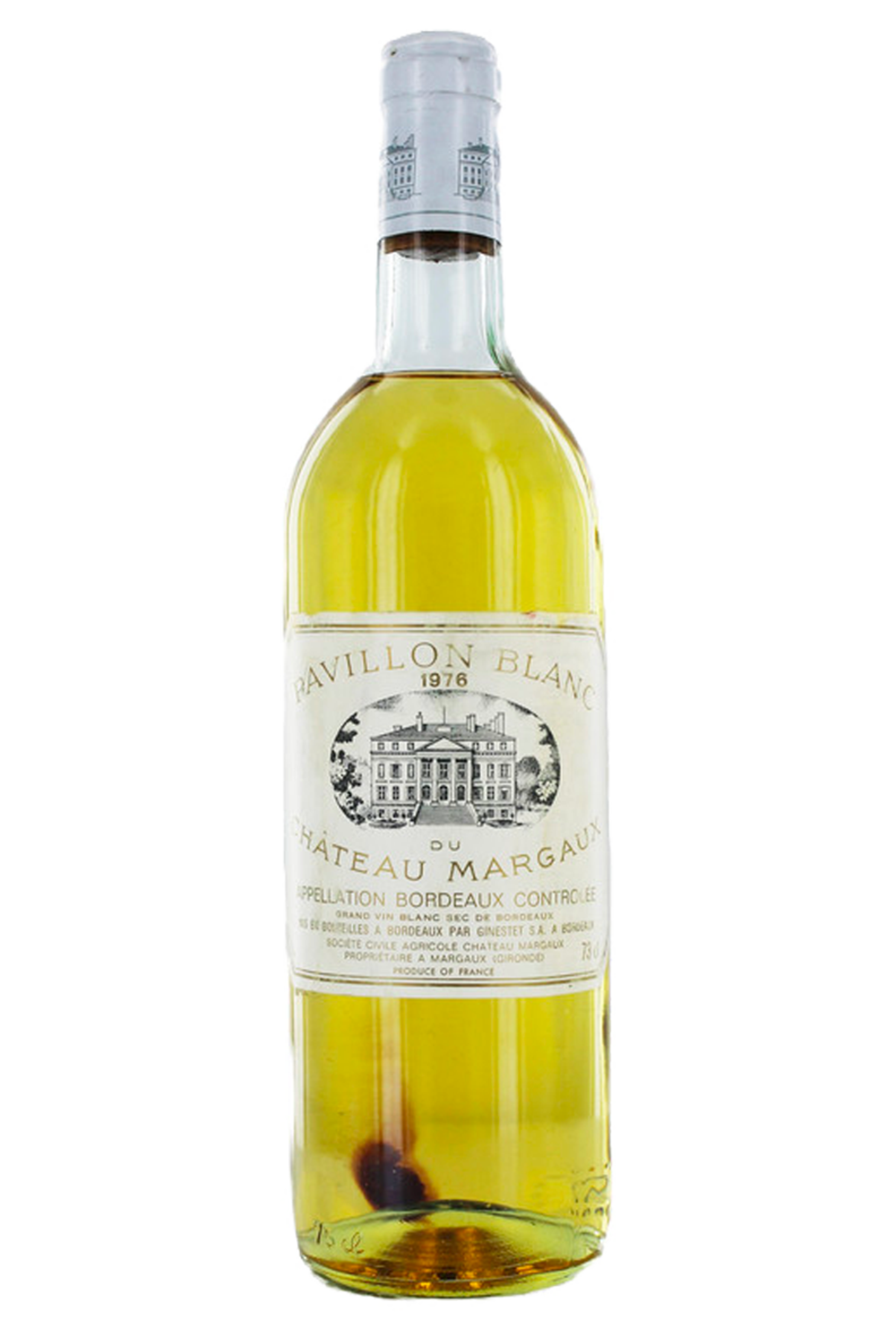 BORDEAUX Pavillon Blanc du Château Margaux 1976
