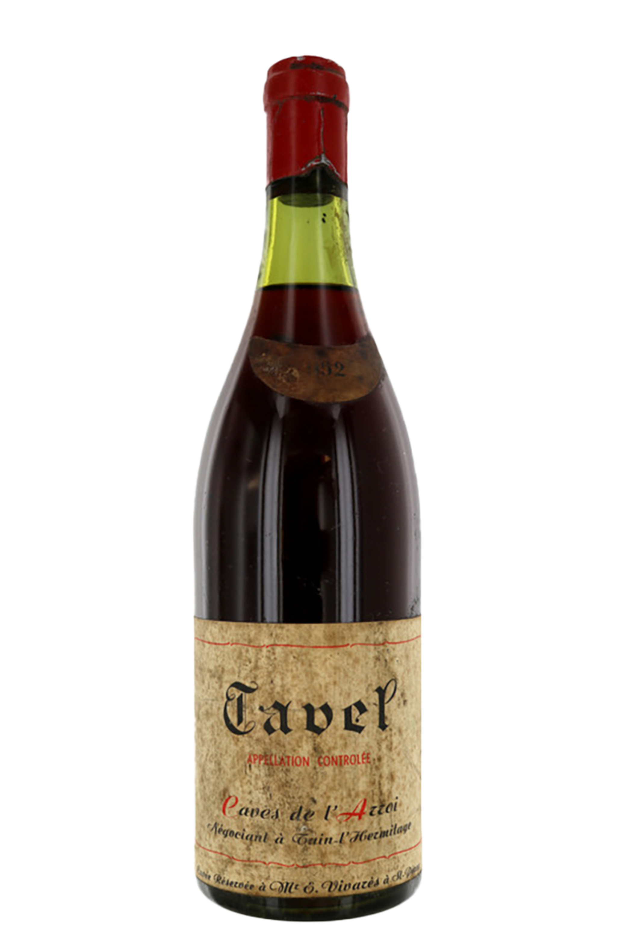 TAVEL ROUGE Caves de l'Azzoi 1952