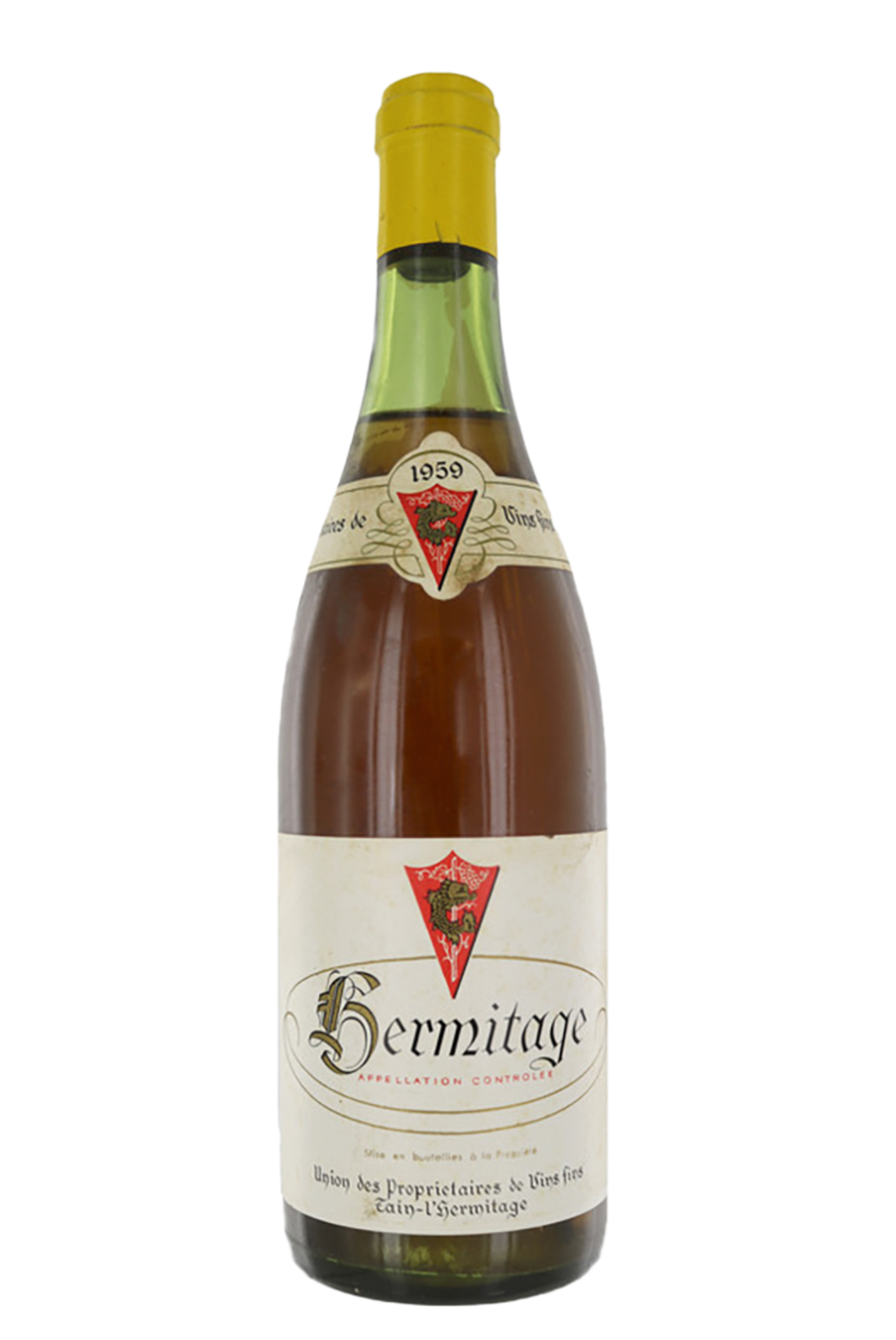 HERMITAGE BLANC Union des propriétaires de Vins fins 1959