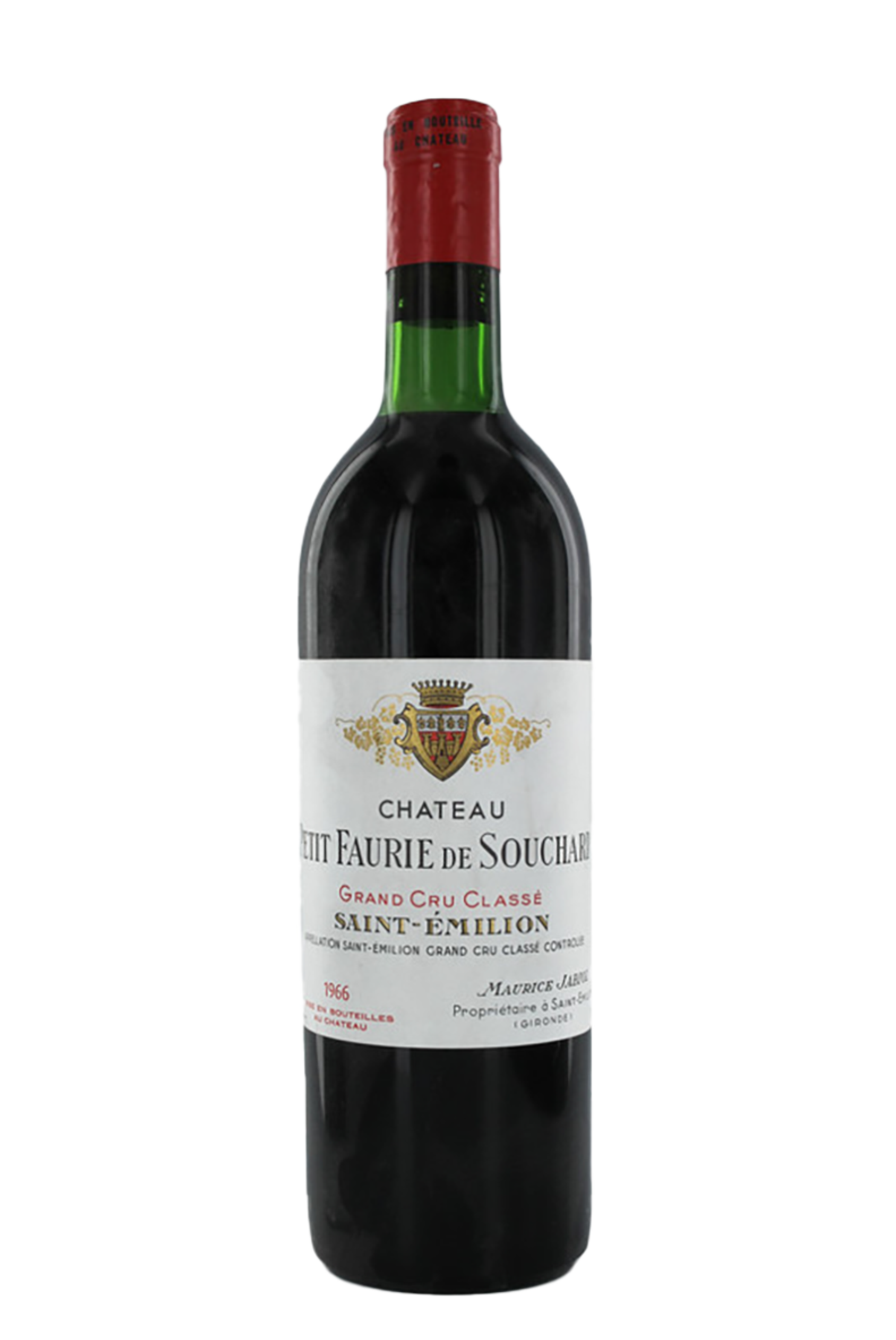 SAINT-EMILION Château Petit Faurie De Souchard 1966