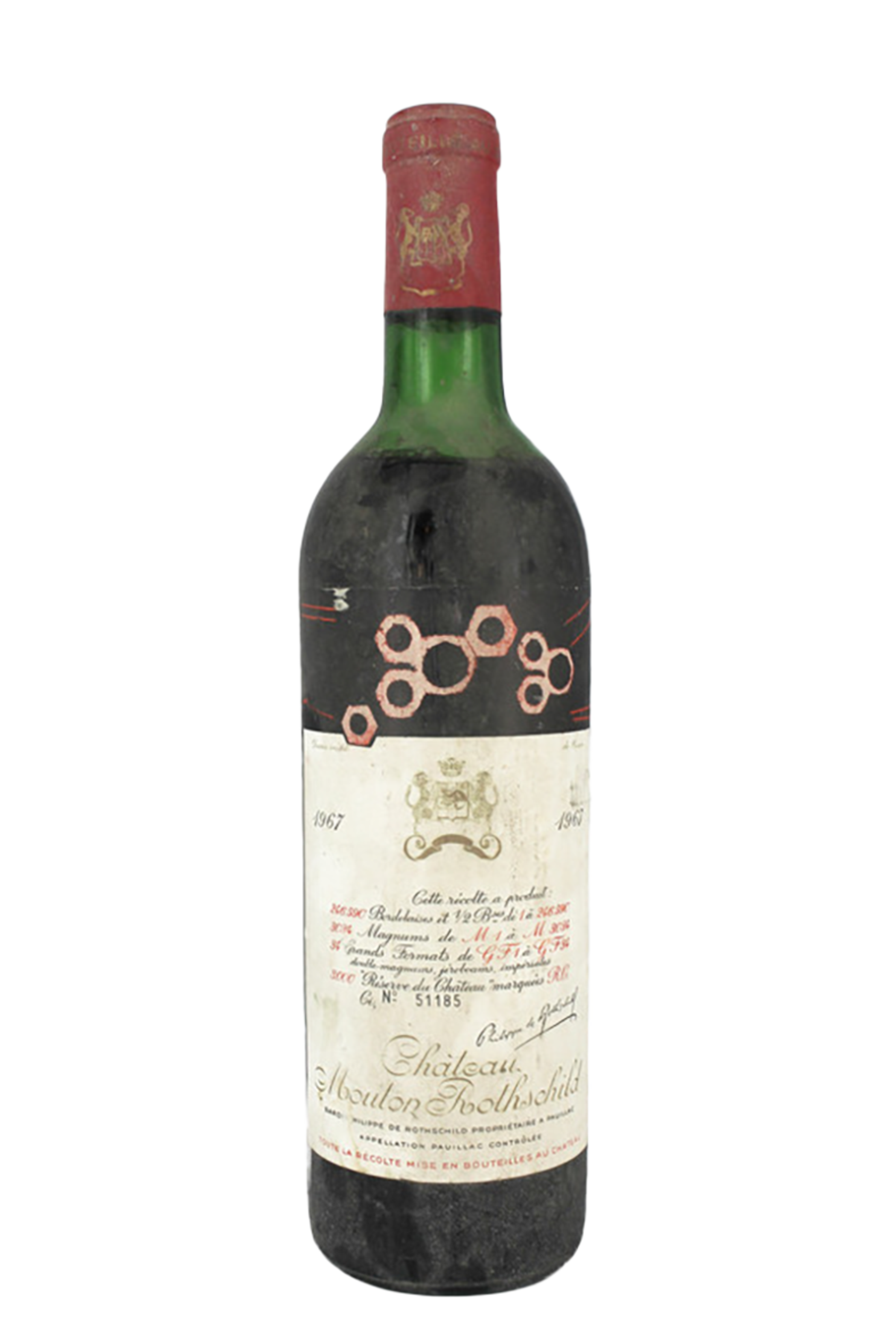 PAUILLAC Château Mouton-Rothschild 1967