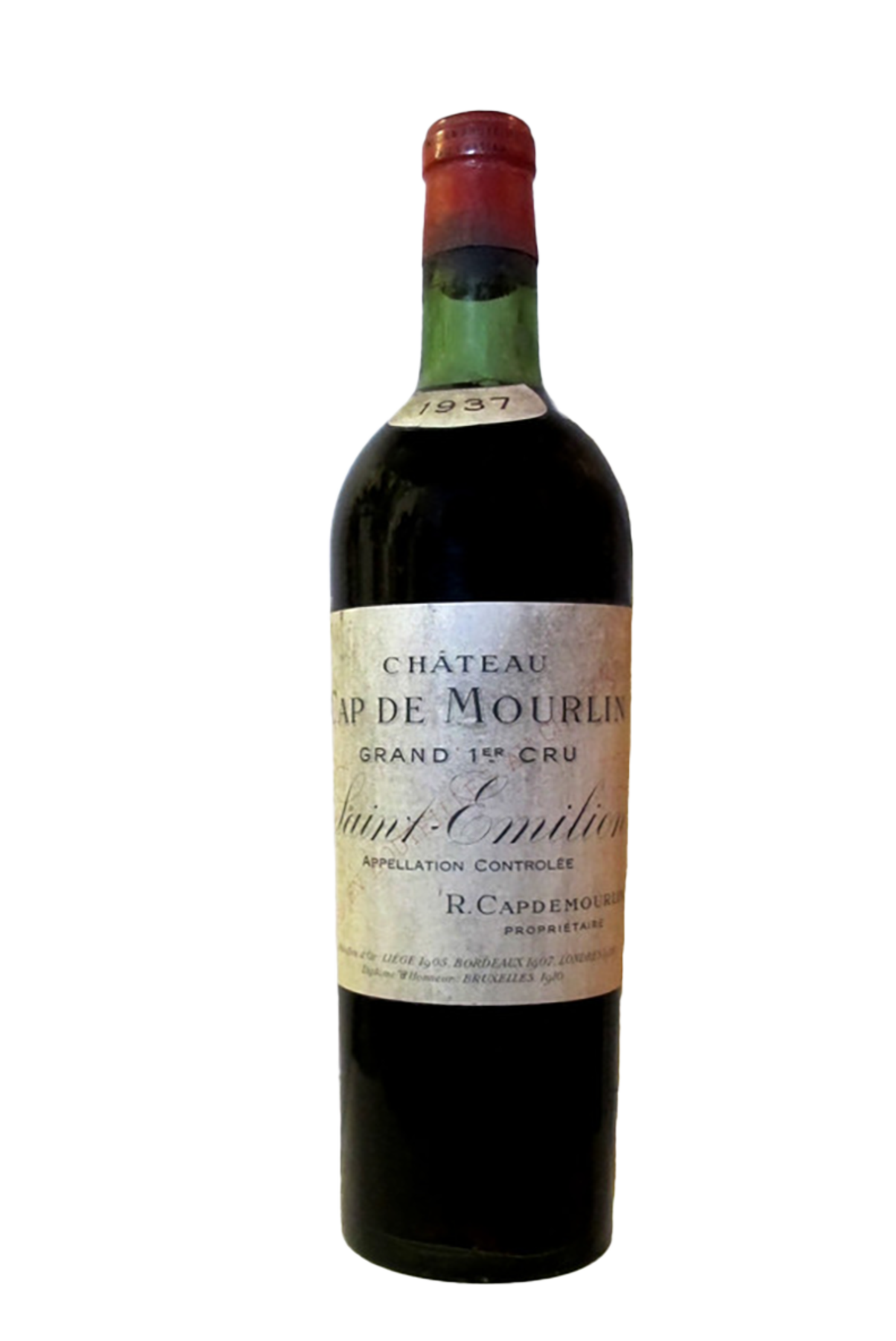 SAINT-EMILION Château Cap de Mourlin 1937