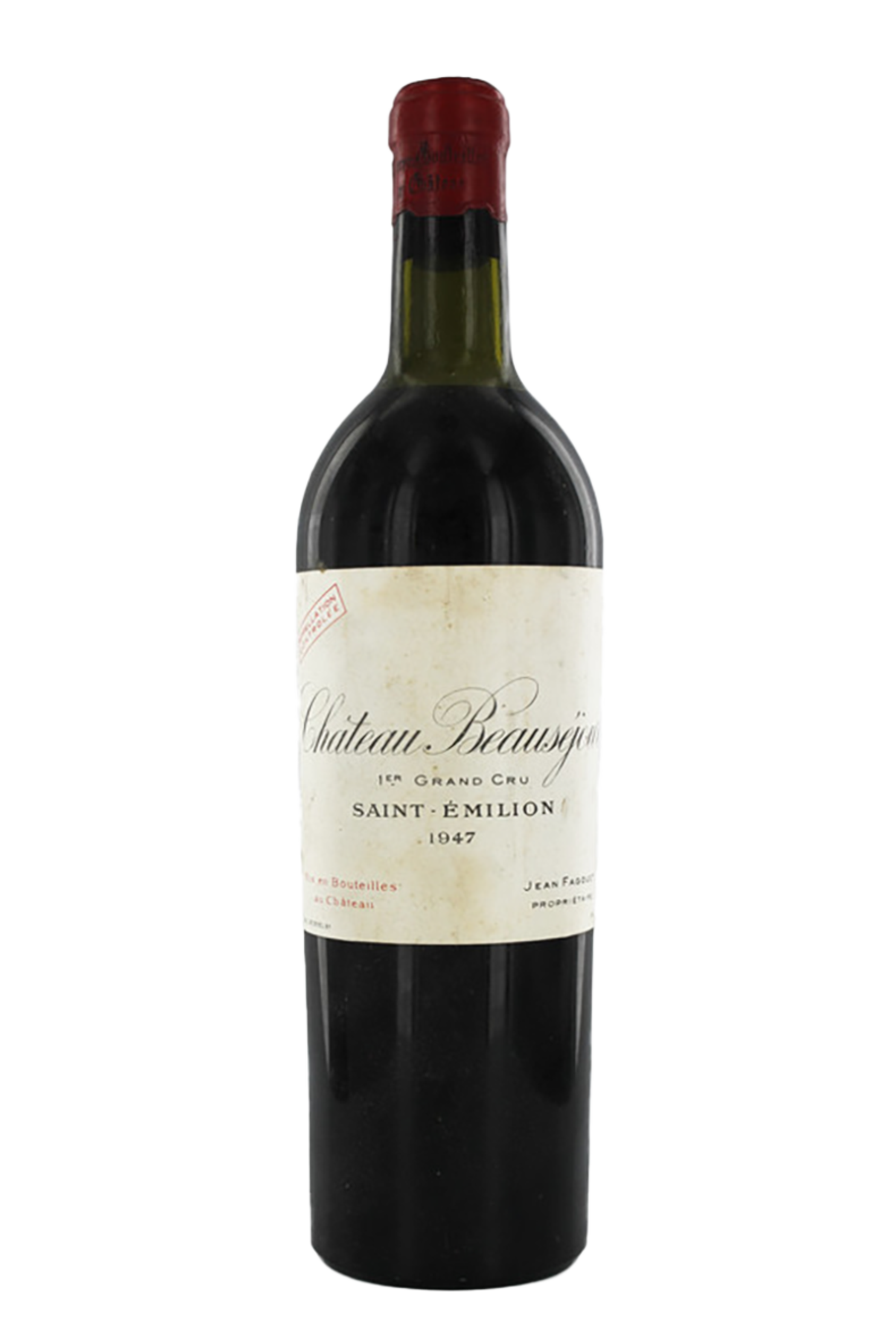 SAINT-EMILION Château Beauséjour 1947