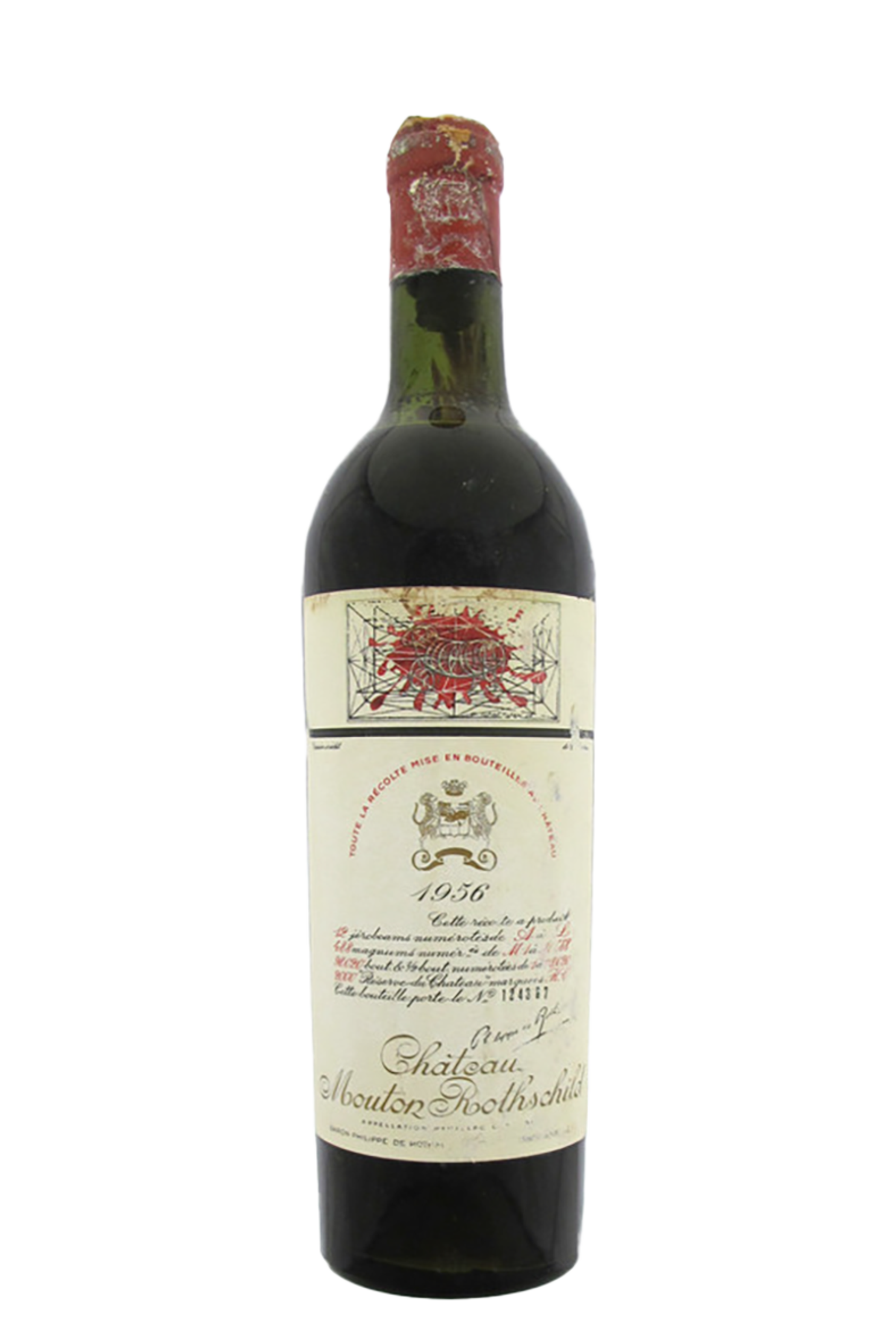 PAUILLAC Château Mouton-Rothschild 1956