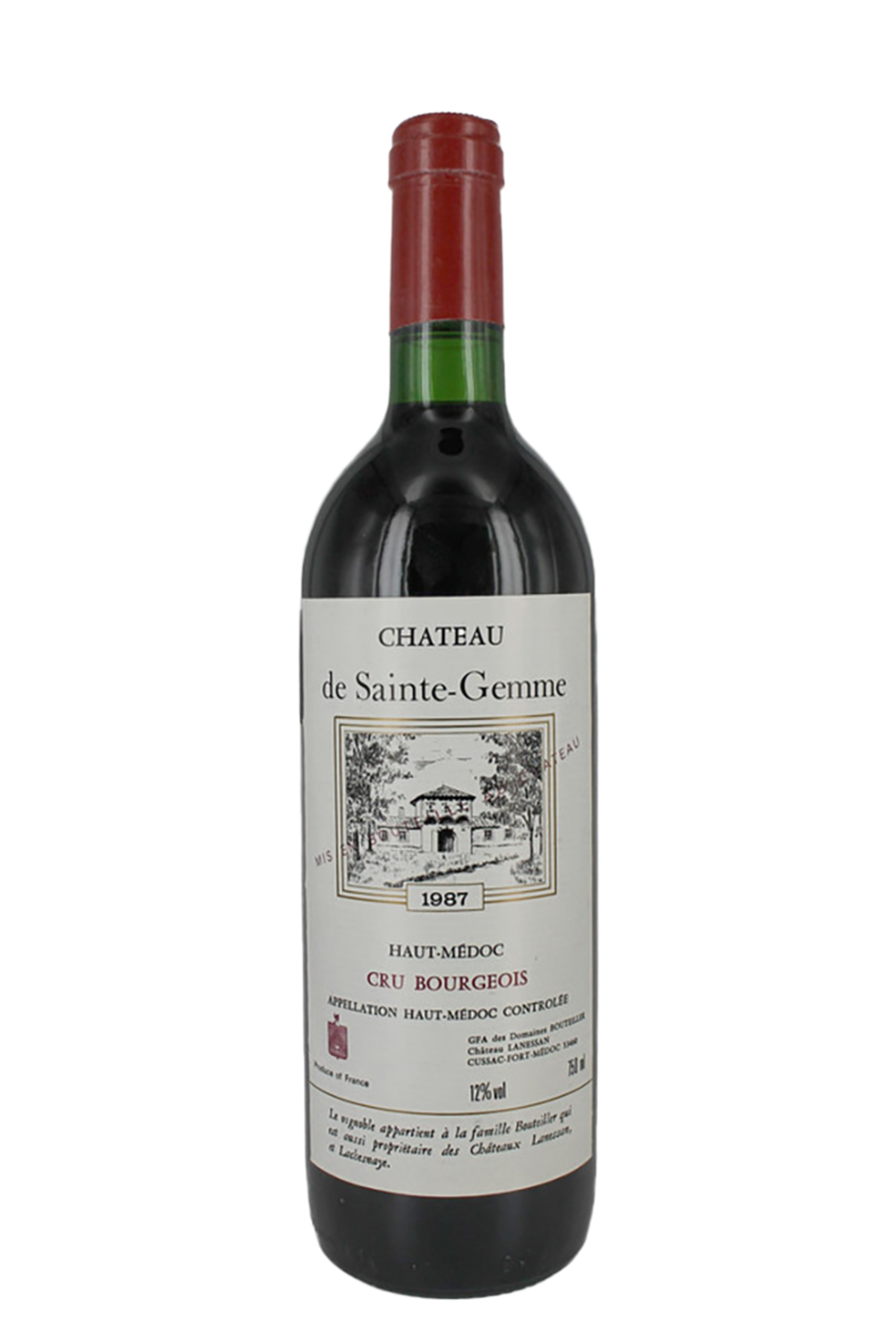 HAUT-MEDOC Château de Sainte-Gemme 1987
