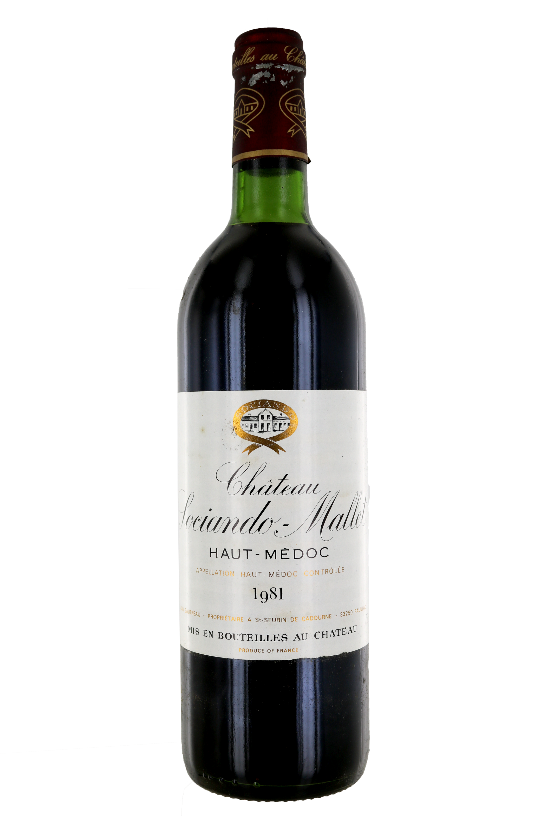 HAUT-MEDOC Château Sociando-Mallet 1981