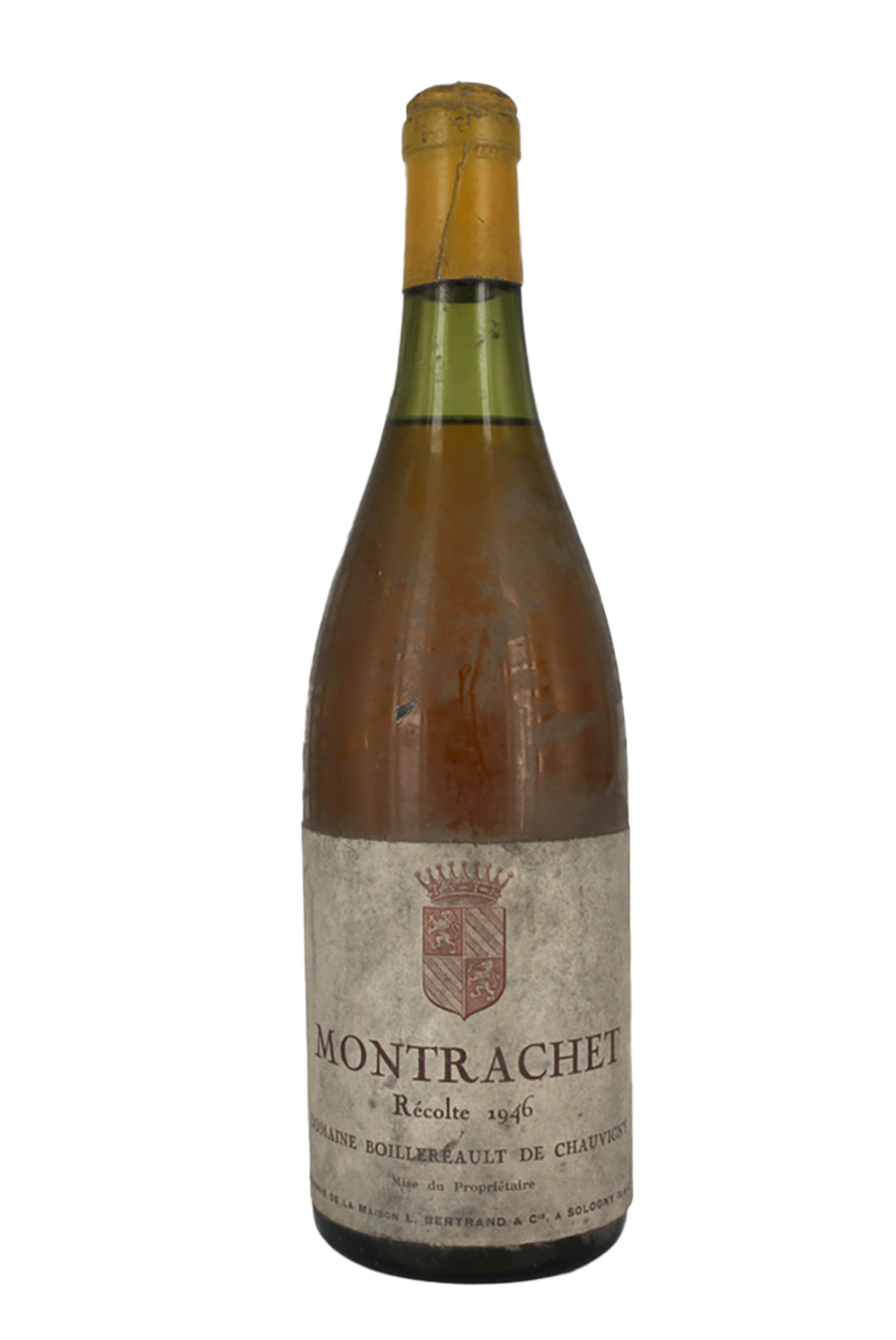MONTRACHET Domaine Boillereault de Chauvigny 1946