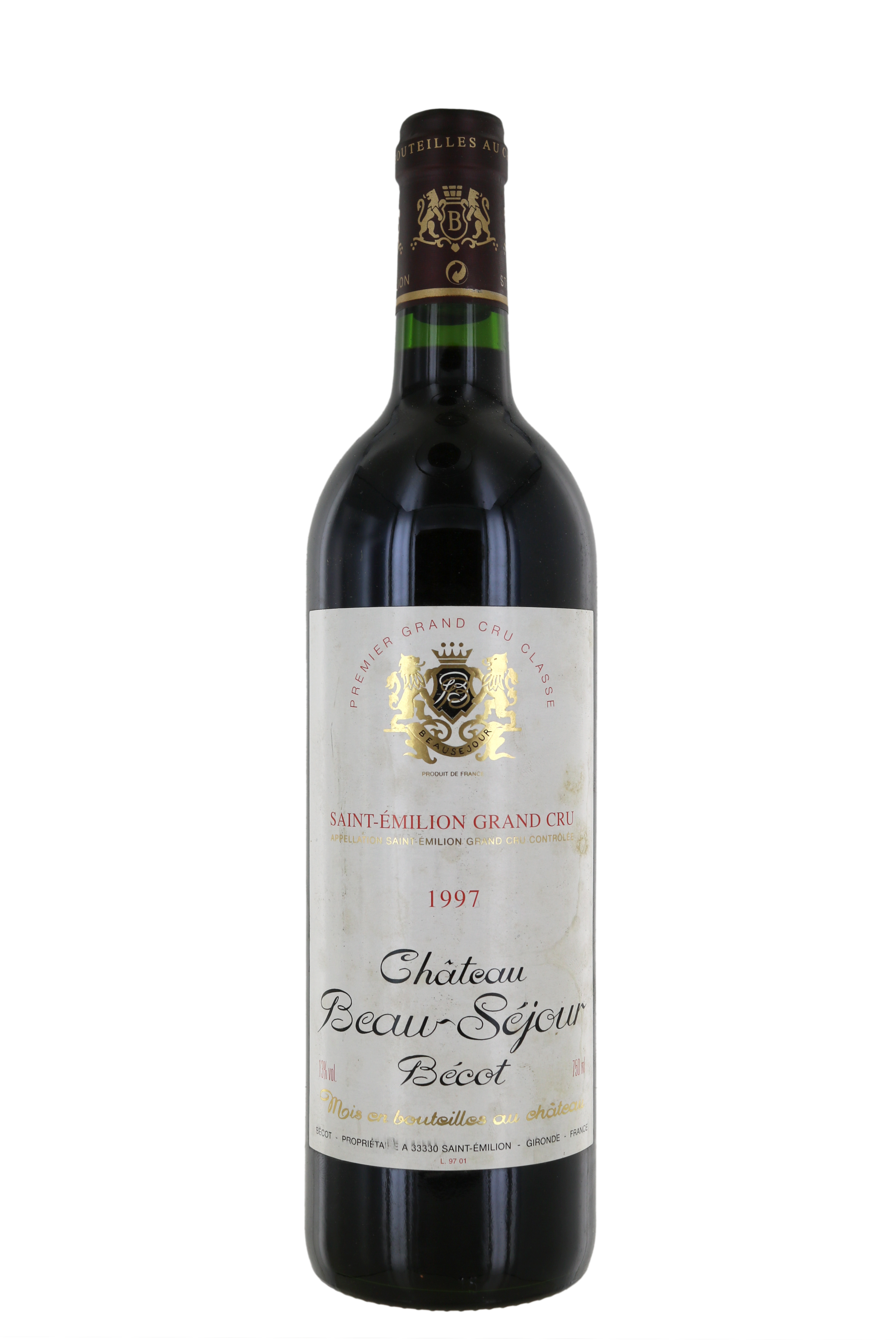 SAINT-EMILION Château Beau-Séjour Bécot 1997