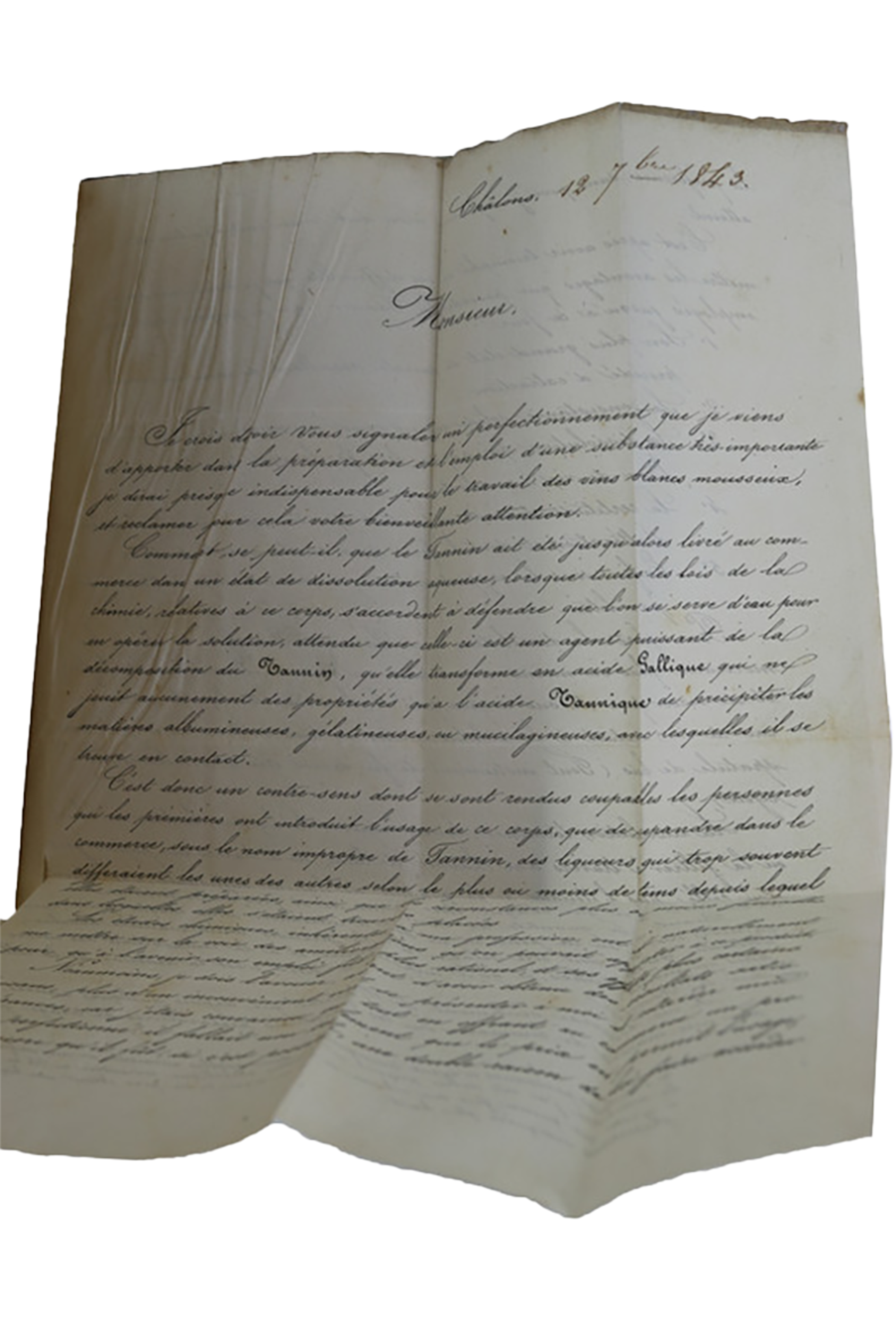 Mémoire sur les vins